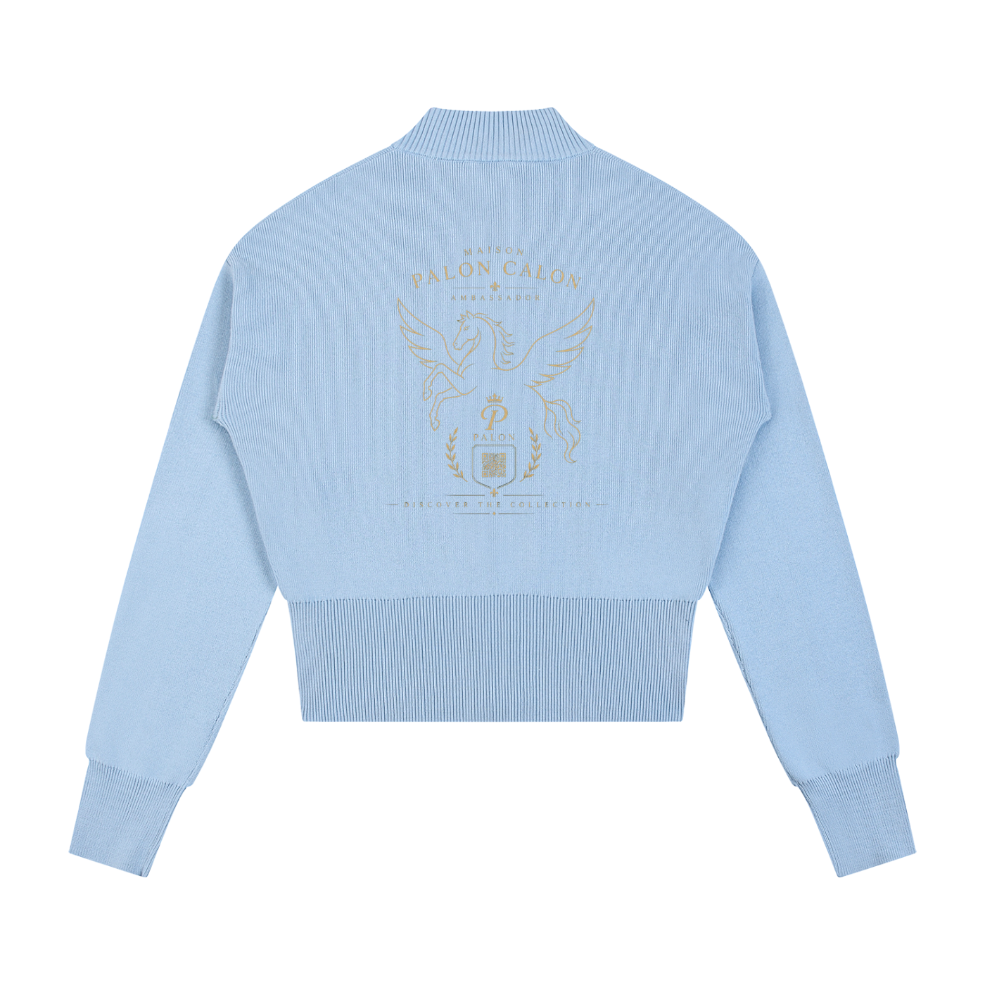 ウィメンズ モックネック ジップアップ カーディガン — Women's Mock Neck Zip-Up Cardigan