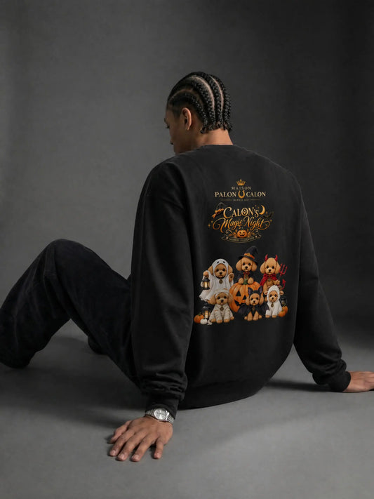HALLOWEEN | ユニセックス ロウヘム ロングスリーブ Tシャツ | Unisex Raw Hem Long Sleeve T-Shirt