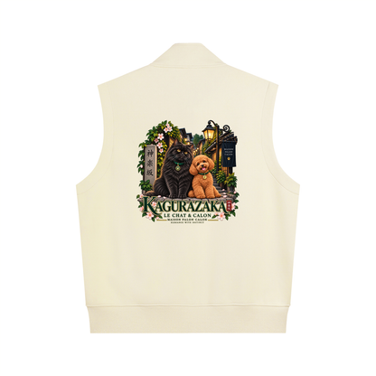 KAGURAZAKA | ヘビーウェイト スタンドカラーベスト / Essential Heavyweight Vest