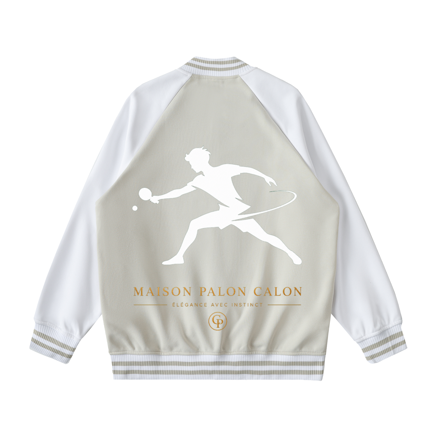 ユニセックス ツートーン ラグラン バーシティジャケット — Unisex Two-Tone Raglan Varsity Jacket