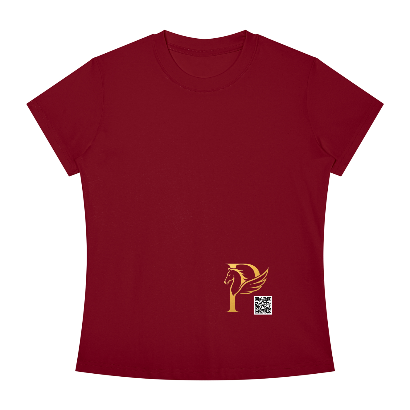 ウィメンズ スリムフィット クルーネック Tシャツ — Women's Slim Fit Crewneck T-Shirt