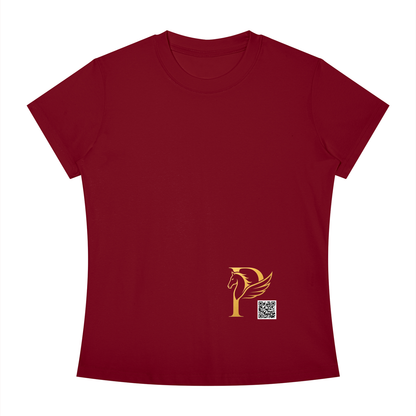ウィメンズ スリムフィット クルーネック Tシャツ — Women's Slim Fit Crewneck T-Shirt