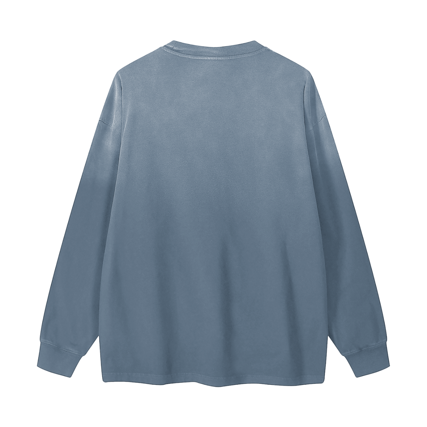 ユニセックス グラデーション ウォッシュ ロングスリーブ Tシャツ | 色の流れを、軽やかにまとわせる