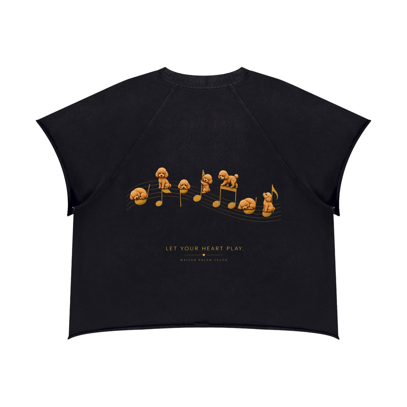 ヴィンテージウォッシュ ローエッジ Tシャツ — ユニセックス
