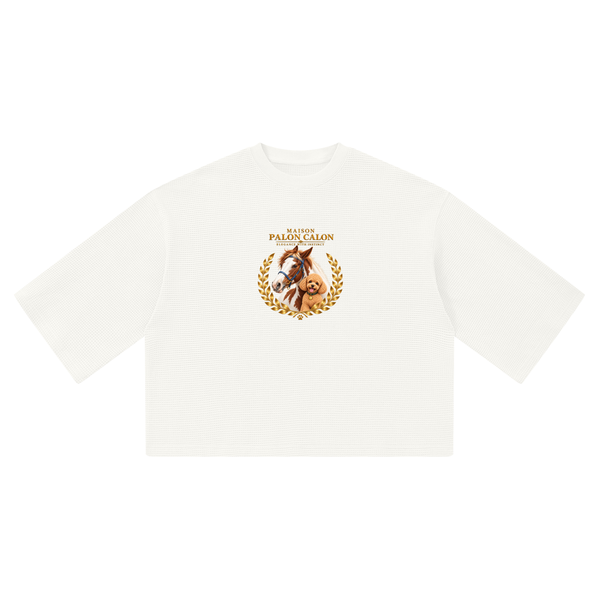 Unisex Waffle Boxy T-Shirt