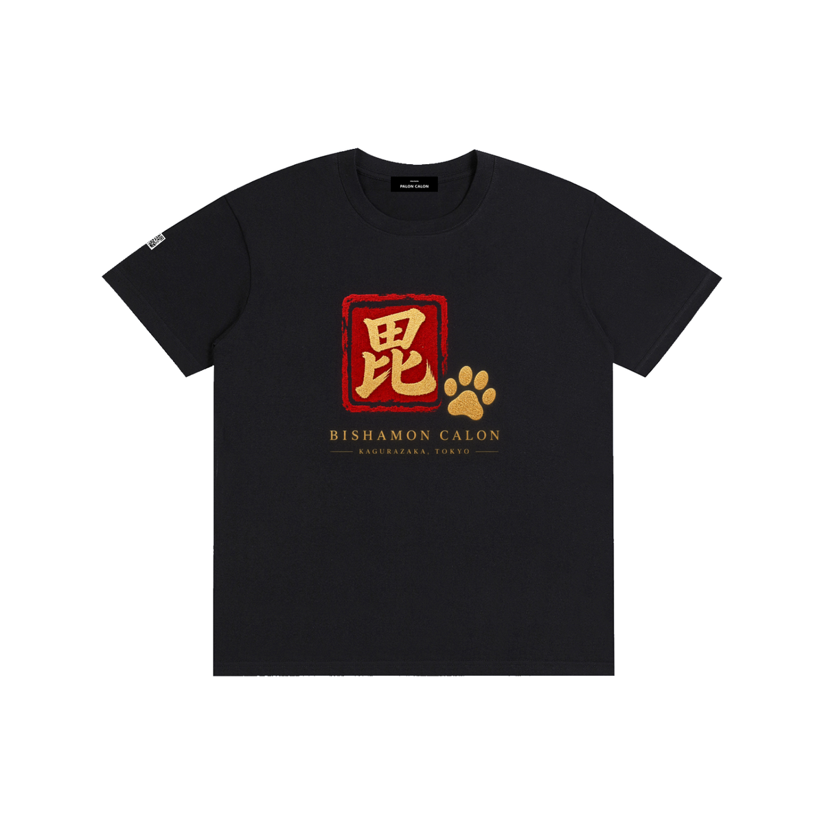 KAGURAZAKA | ユニセックス ピュアコットン Tシャツ毘沙門 / Pure Cotton Unisex T-Shirt