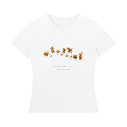 レギュラーフィット ストレッチTシャツ — ウィメンズ