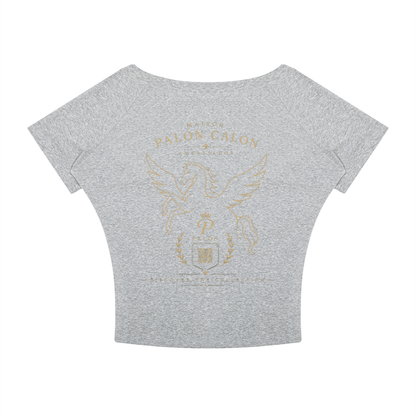 ウィメンズ ボートネック ラグラン Tシャツ — Women's Boatneck Raglan T-Shirt