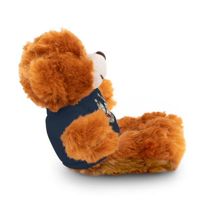 Brown Teddy Bear with Horseshoe Tee — Lucky Love Plush Gift