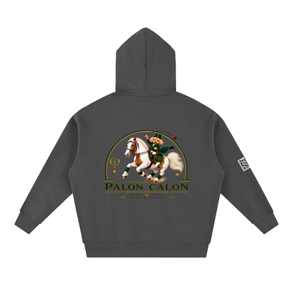 EQUESTRIAN CALON | オーバーサイズ フリース ボクシー フーディー/ Unisex Oversized Fleece Boxy Hoodie