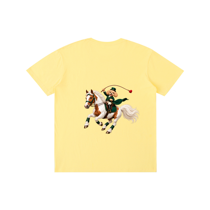 EQUESTRIAN CALON | ユニセックス ピュアコットン Tシャツ — Unisex Pure Cotton T-Shirt