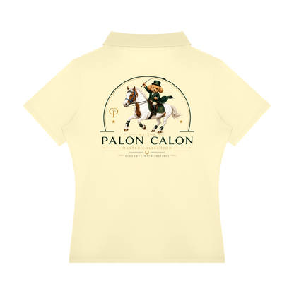 EQUESTRIAN CALON｜カラーブロック ポロシャツ（ウィメンズ）/ Women’s Color Block Polo Shirt