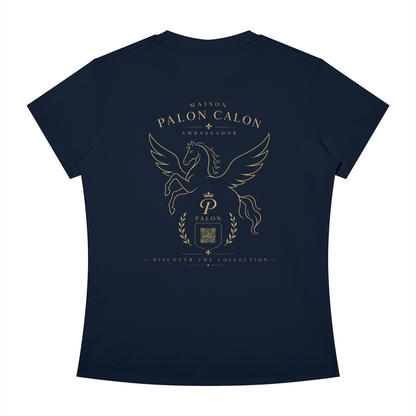 ウィメンズ スリムフィット クルーネック Tシャツ — Women's Slim Fit Crewneck T-Shirt
