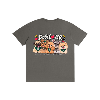 DOG | ベーシック ユニセックス コットンTシャツ / Pure Cotton Unisex T-Shirt