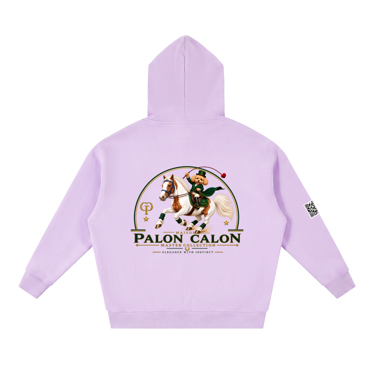 EQUESTRIAN CALON | オーバーサイズ フリース ボクシー フーディー/ Unisex Oversized Fleece Boxy Hoodie