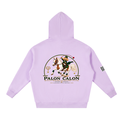 EQUESTRIAN CALON | オーバーサイズ フリース ボクシー フーディー/ Unisex Oversized Fleece Boxy Hoodie