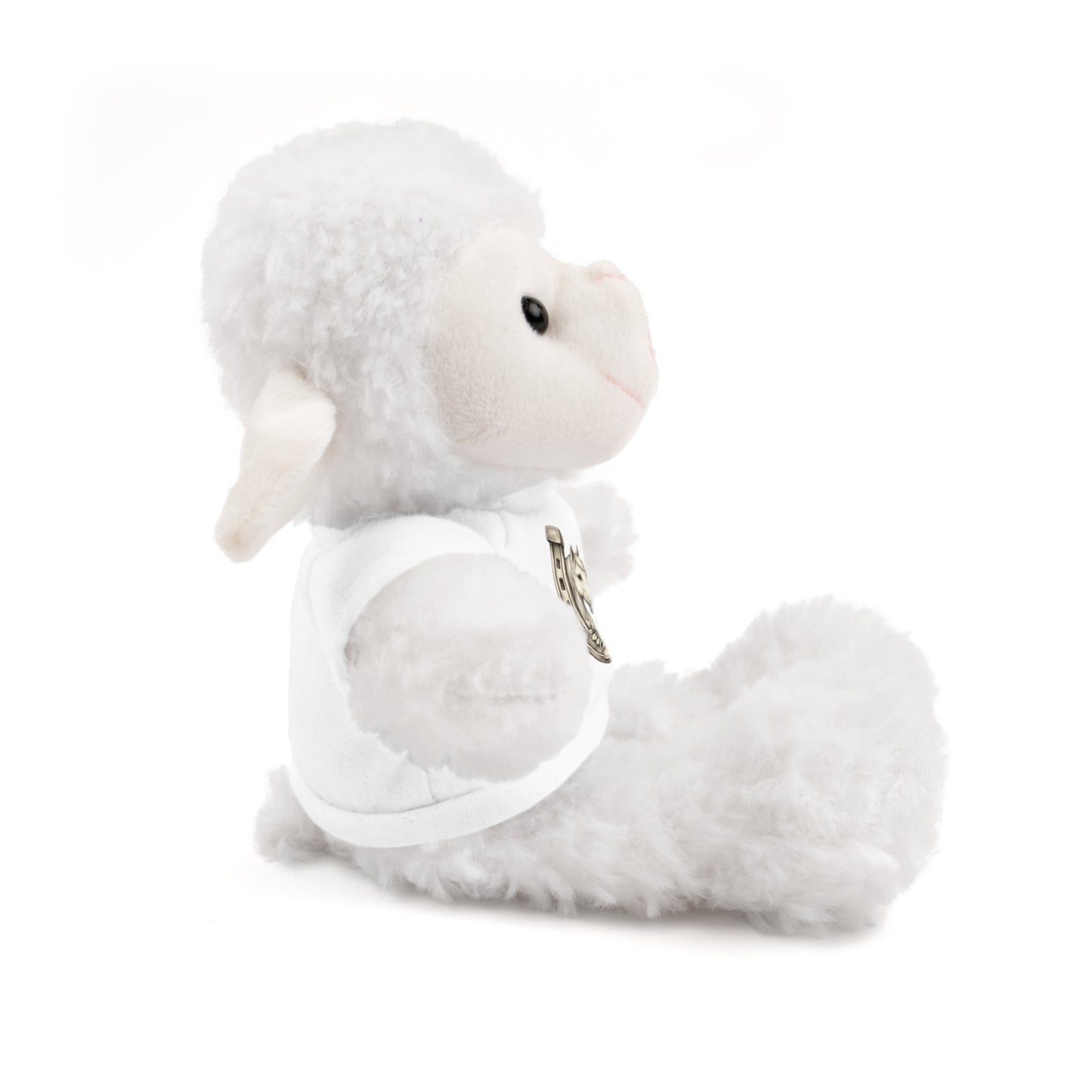 Brown Teddy Bear with Horseshoe Tee — Lucky Love Plush Gift