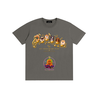 DOG | ベーシック ユニセックス コットンTシャツ / Pure Cotton Unisex T-Shirt