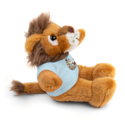 Brown Teddy Bear with Horseshoe Tee — Lucky Love Plush Gift