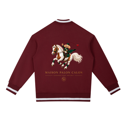 EQUESTRIAN CALON | コントラストパイピング ジップボンバージャケット / Contrast Piping Zip Bomber Jacket
