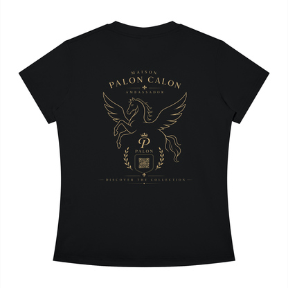 ウィメンズ スリムフィット クルーネック Tシャツ — Women's Slim Fit Crewneck T-Shirt