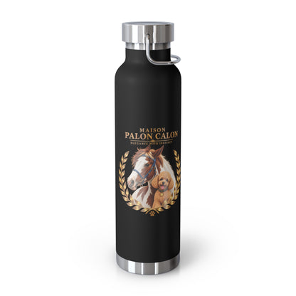 EQUESTRIAN CALON | 保温ボトル ホース＆ドッグ ローレル | Insulated Water Bottle Horse & Dog Laurel 22oz