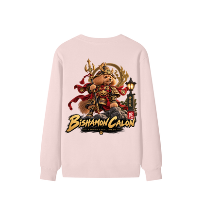 KAGURAZAKA | ユニセックス クラシック コットン スウェットシャツ毘沙門 | Unisex Classic Cotton Sweatshirt