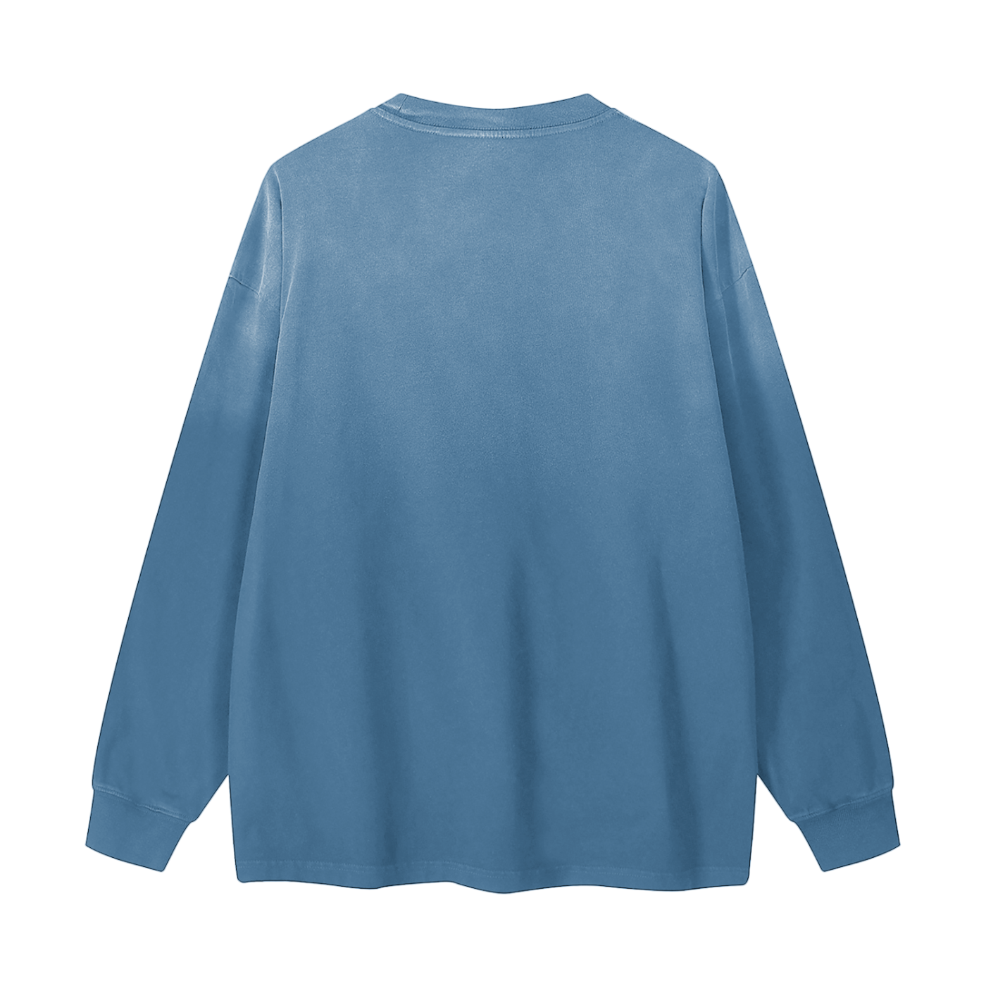 ユニセックス グラデーション ウォッシュ ロングスリーブ Tシャツ | 色の流れを、軽やかにまとわせる