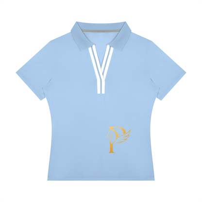 EQUESTRIAN CALON｜カラーブロック ポロシャツ（ウィメンズ）/ Women’s Color Block Polo Shirt
