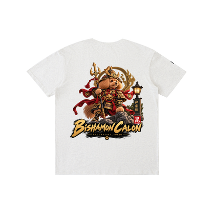 KAGURAZAKA | ユニセックス ピュアコットン Tシャツ毘沙門 / Pure Cotton Unisex T-Shirt