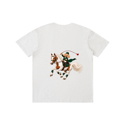 EQUESTRIAN CALON | ユニセックス ピュアコットン Tシャツ — Unisex Pure Cotton T-Shirt