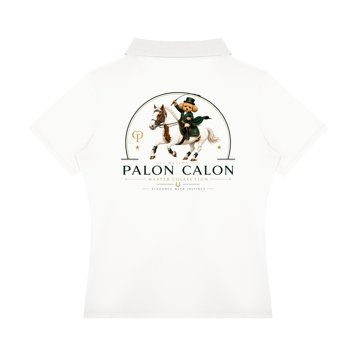 EQUESTRIAN CALON｜カラーブロック ポロシャツ（ウィメンズ）/ Women’s Color Block Polo Shirt
