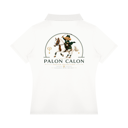 EQUESTRIAN CALON｜カラーブロック ポロシャツ（ウィメンズ）/ Women’s Color Block Polo Shirt