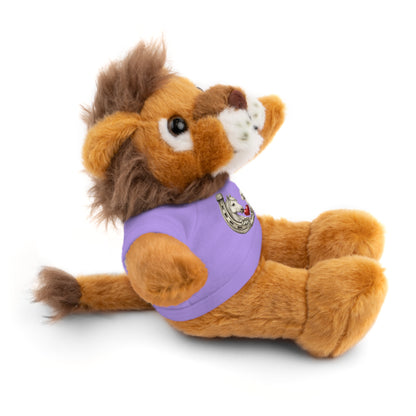 Brown Teddy Bear with Horseshoe Tee — Lucky Love Plush Gift