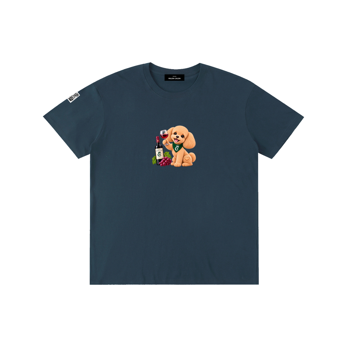 WINE SCHOLAR CALON | ピュアコットン Tシャツ（ユニセックス）/ Unisex Pure Cotton T-Shirt
