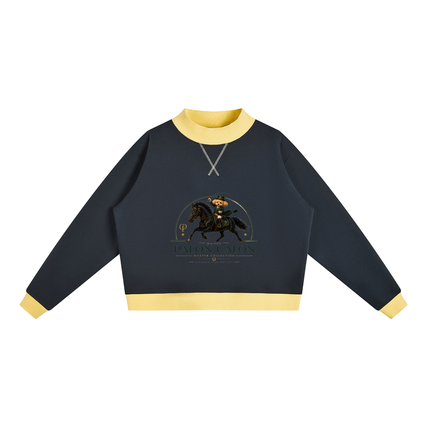 ウィメンズ モックネック スウェットシャツ — Women's Mock Neck Sweatshirt