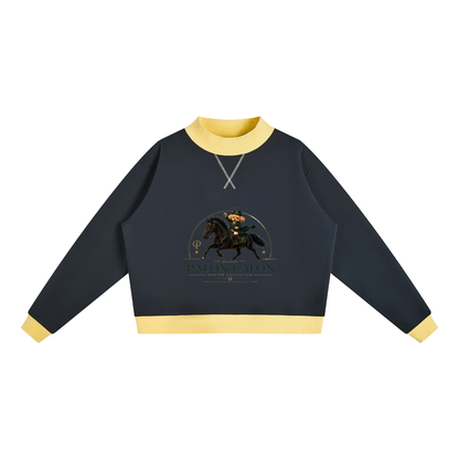 ウィメンズ モックネック スウェットシャツ — Women's Mock Neck Sweatshirt