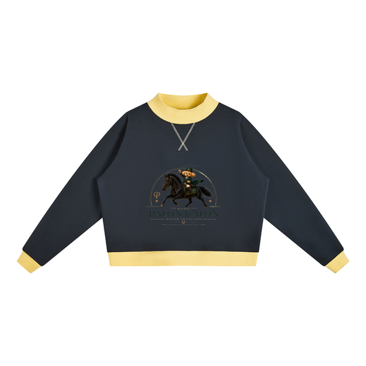 ウィメンズ モックネック スウェットシャツ — Women's Mock Neck Sweatshirt