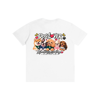 DOG | ベーシック ユニセックス コットンTシャツ / Pure Cotton Unisex T-Shirt