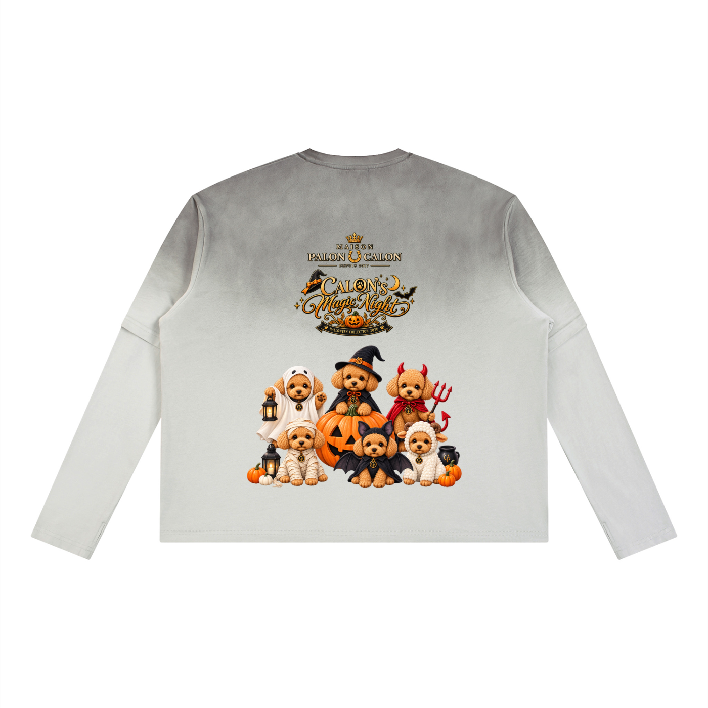 Unisex Vintage Wash Layered T-Shirt