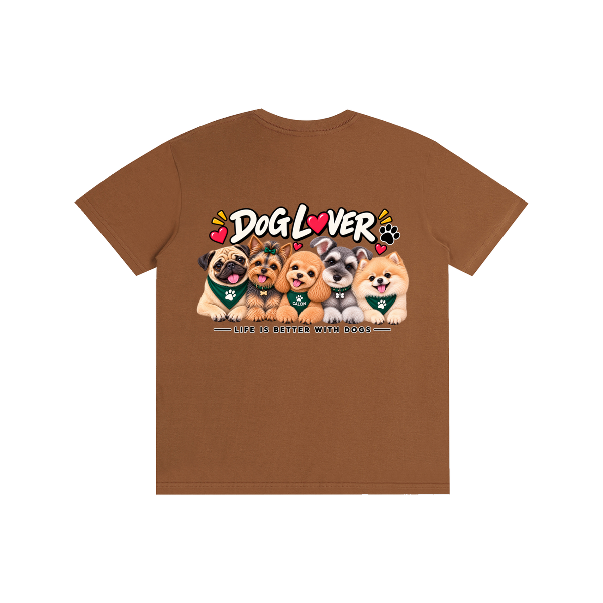 DOG | ベーシック ユニセックス コットンTシャツ / Pure Cotton Unisex T-Shirt