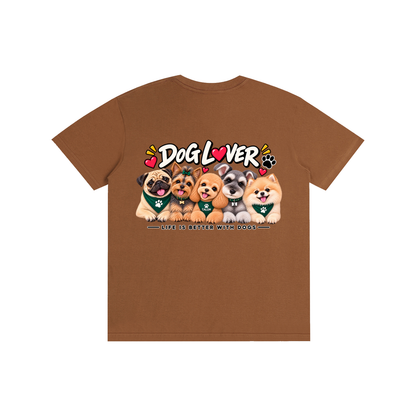 DOG | ベーシック ユニセックス コットンTシャツ / Pure Cotton Unisex T-Shirt