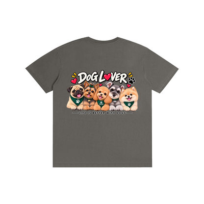 DOG | ベーシック ユニセックス コットンTシャツ / Pure Cotton Unisex T-Shirt