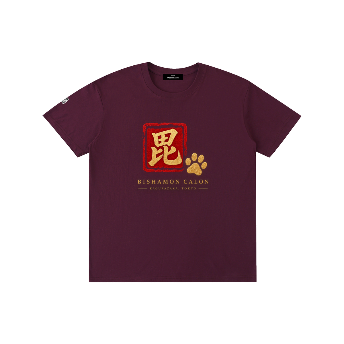 KAGURAZAKA | ユニセックス ピュアコットン Tシャツ毘沙門 / Pure Cotton Unisex T-Shirt