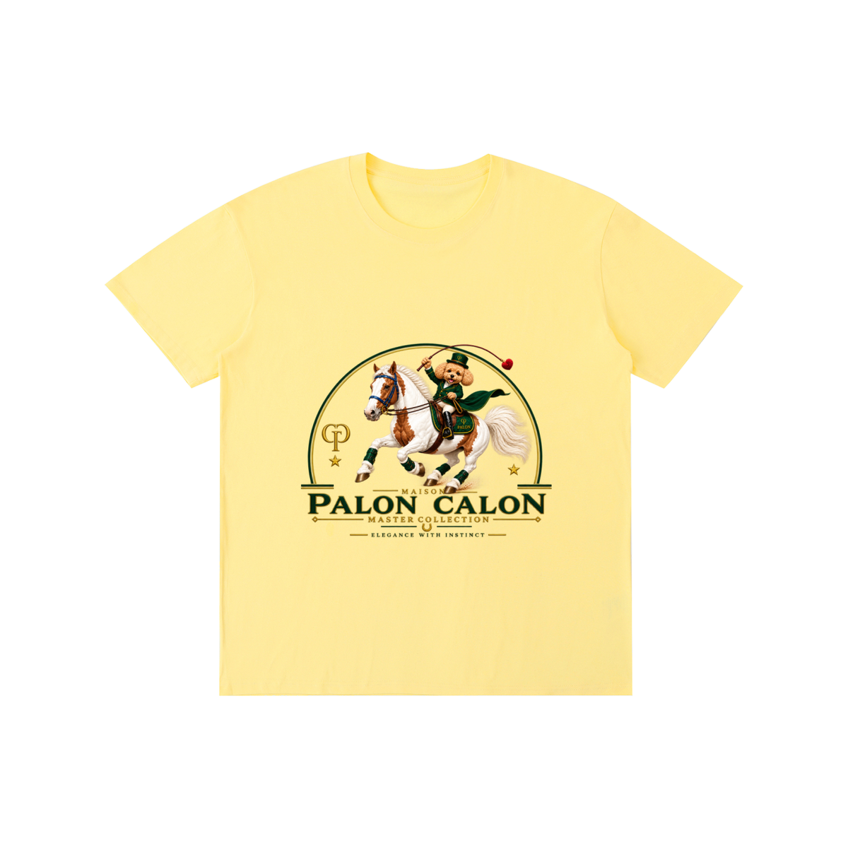 EQUESTRIAN CALON | ユニセックス ピュアコットン Tシャツ — Unisex Pure Cotton T-Shirt