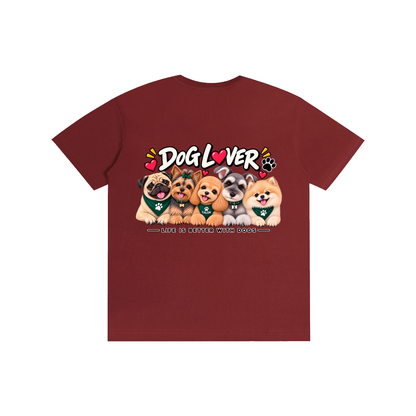 DOG | ベーシック ユニセックス コットンTシャツ / Pure Cotton Unisex T-Shirt