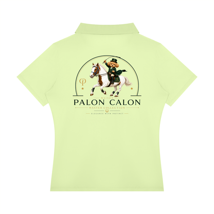 EQUESTRIAN CALON｜カラーブロック ポロシャツ（ウィメンズ）/ Women’s Color Block Polo Shirt