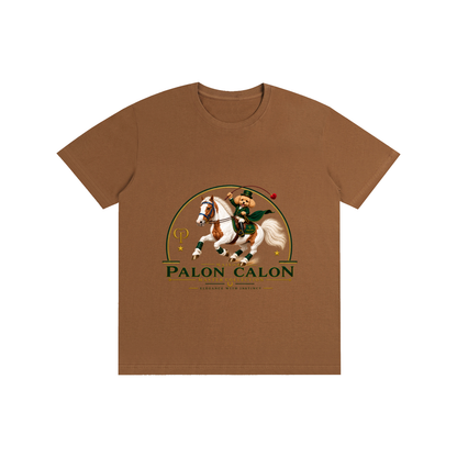 EQUESTRIAN CALON | ユニセックス ピュアコットン Tシャツ — Unisex Pure Cotton T-Shirt