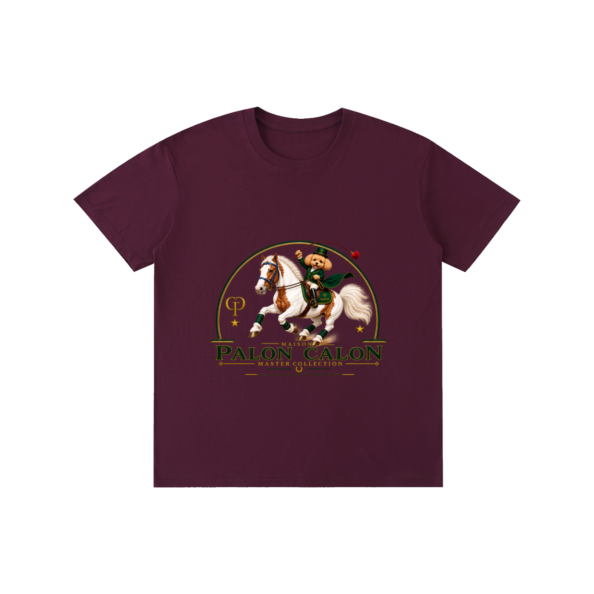 EQUESTRIAN CALON | ユニセックス ピュアコットン Tシャツ — Unisex Pure Cotton T-Shirt