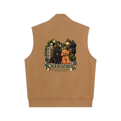KAGURAZAKA | ヘビーウェイト スタンドカラーベスト / Essential Heavyweight Vest